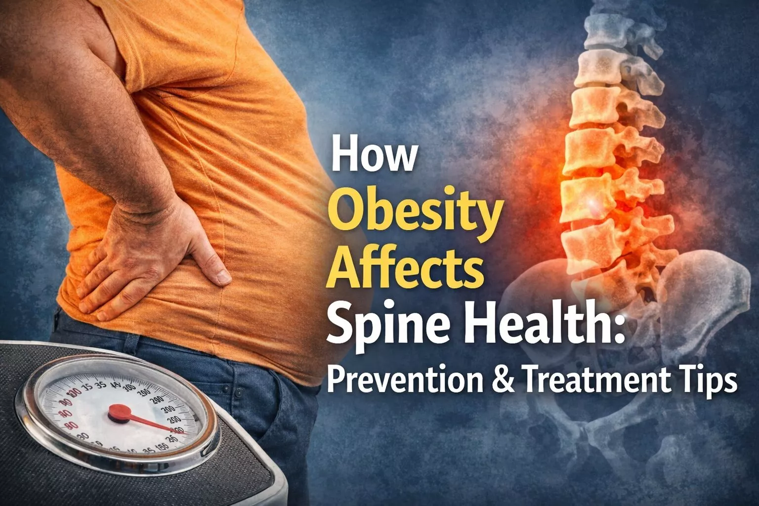 How Obesity Causes Back Pain and Spinal Damage